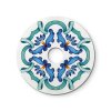 wall or ceiling lamp with majolica lampshade ip44 waterproof 5