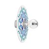 wall or ceiling lamp with majolica lampshade ip44 waterproof 1