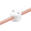 barva a 9mm na kabel 3x15mm prichytka bila porcelanova do 2x1