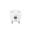 na 2x1 barva porcelanova 9mm bila kabel a do 3x15mm prichytka