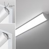 LED profil rohový KLUŚ KOPRO  (Barva klus černá, Délka 3 m)