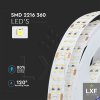 24v bila vtac teplota 360ledm 30wm vt2216 barevna pasek led studena cri95