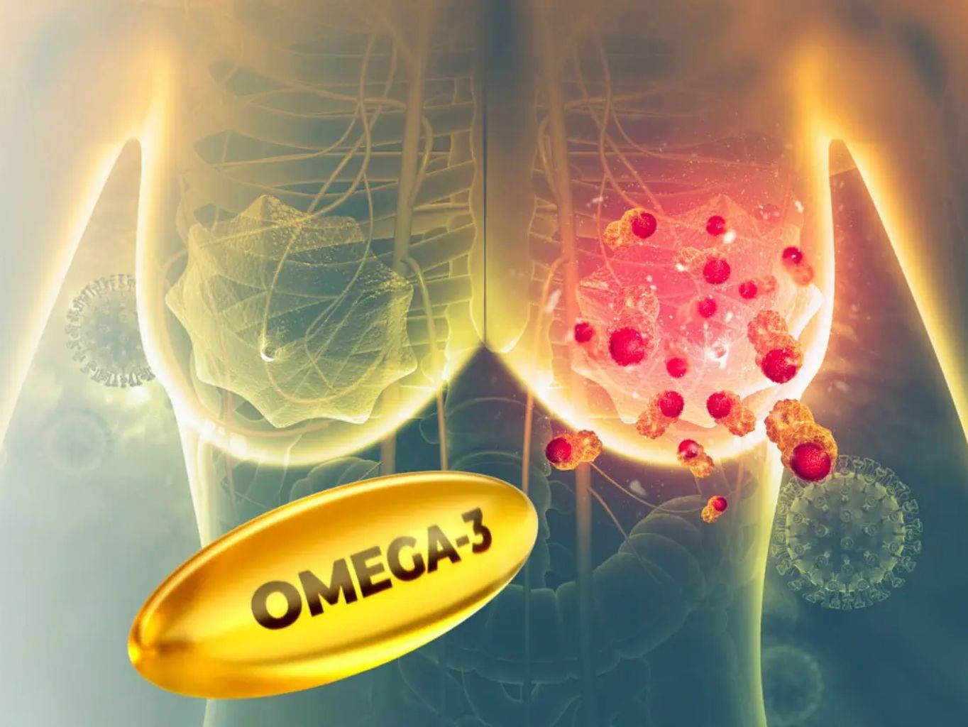Forma omega-3 a její účinky na buňky karcinomu prsu dle nové studie
