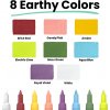 Chalkola Earth color 8pcs b