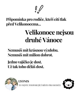 Tlak na “dokonalé Velikonoce”? Pokud máš poslední dny pocit, že nestíháš, nevymýšlíš dost, nepečeš dost… nejsi v tom sama....