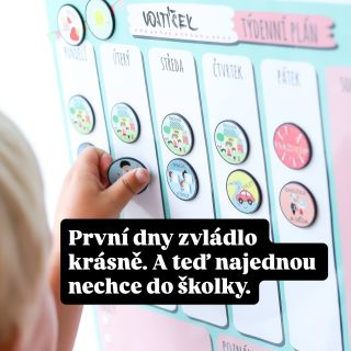 První dny zvládlo krásně. A teď najednou nechce do školky. I tak může vypadat září. První nadšení opadne. Dítě pochopí, že...