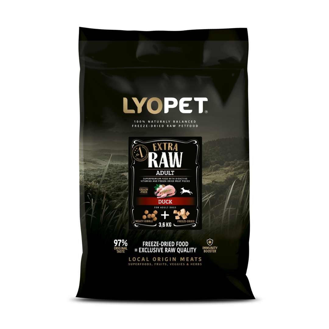 Lyopet Extra RAW — granule pro psy