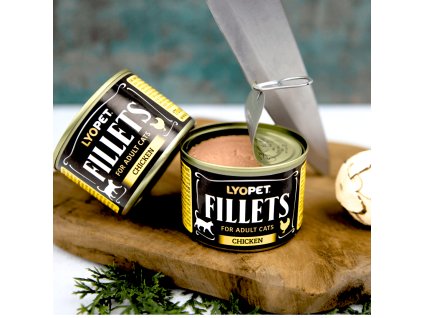 Fillets Cat Chicken 170g  kuřecí filety pro kočky