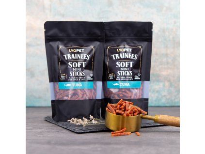 1516 4 trainees snack soft mini sticks tuna