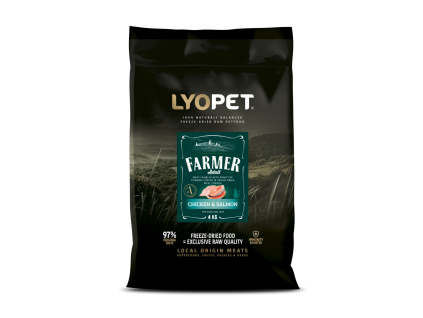Farmer Cat Chicken & Salmon (Balení 10 kg)