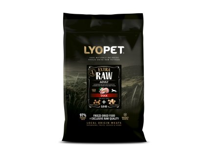 Extra Raw Adult Duck  bezobilné granule pro psy s kachním masem