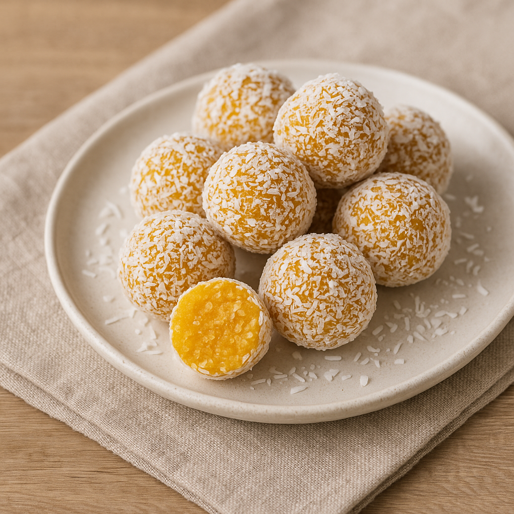 🥭 Mangovo-kokosové RAW kuličky