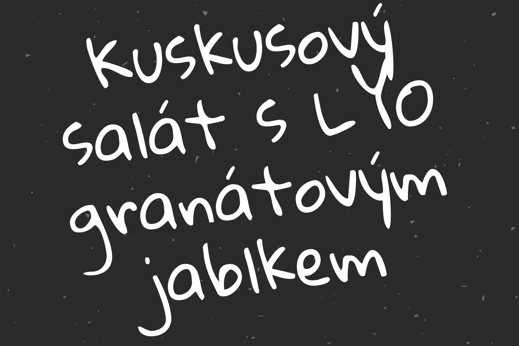 KUSKUS S LYO GRANÁTOVÝM JABLKEM