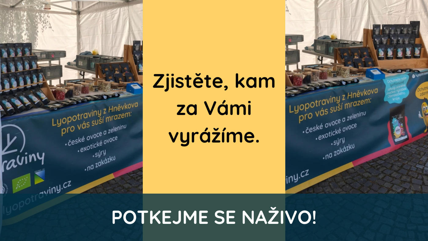 Kde nás potkáte? Vyrazte za Lyopotravinami na akce po celé ČR