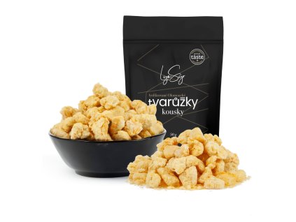 Olomoucké tvarůžky lyofilizované (sušeno mrazem) - Kousky (Hmotnost balení 100 g)