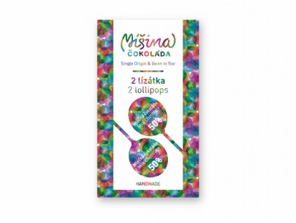 Čokoládová lízátka Míšina čokoláda 2 ks v balení