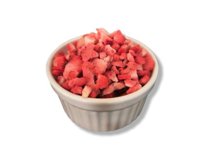 Jahody české lyofilizované (sušeno mrazem) - KOUSKY (Hmotnost balení 15 g)