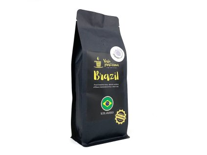 72 1 cerstve uprazena brazilska kava santos oznacena logem 100 arabica a znamkou kvality jeseniky originalni produkt
