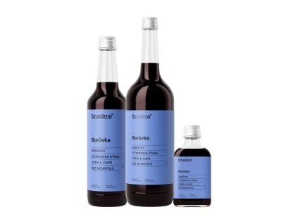 Borůvkový sirup (Objem 0.1 L)