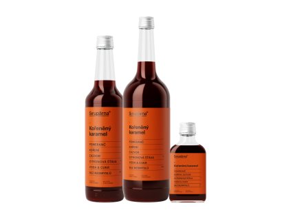 Kořeněný karamel sirup (Objem 0.1 L)
