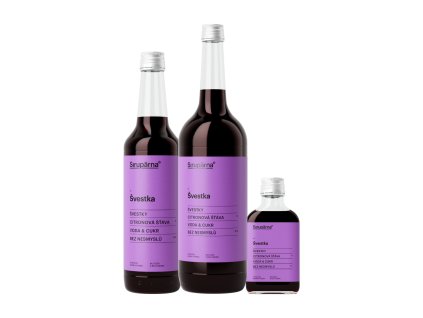 Švestkový sirup (Objem 0.1 L)