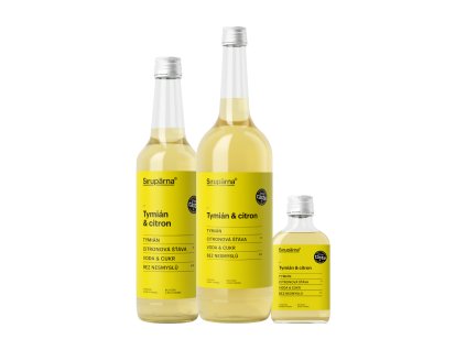 Tymián & citron sirup (Objem 0.1 L)