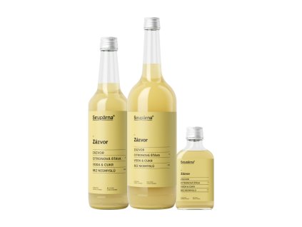 Zázvorový sirup (Objem 0.1 L)