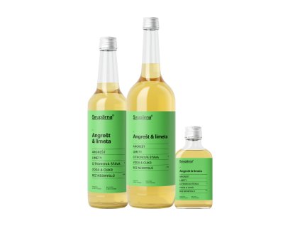 Angrešt & limeta sirup (Objem 0.1 L)