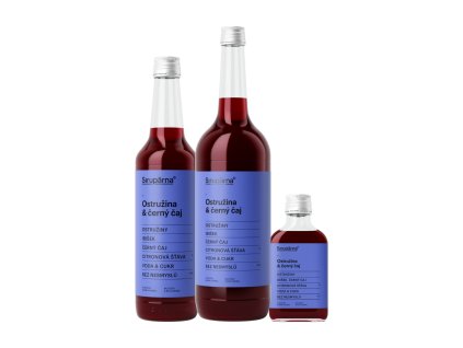 Ostružina & černý čaj sirup (Objem 0.1 L)