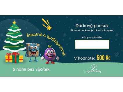 lyopotraviny poukaz vanoce web 500kc