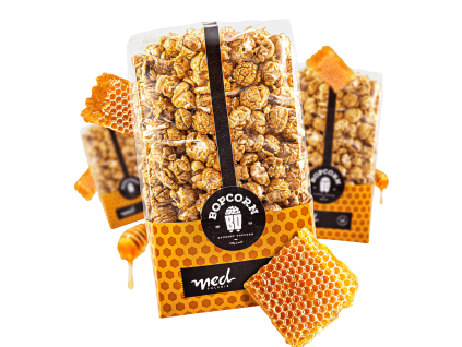 Med chlebiš popcorn