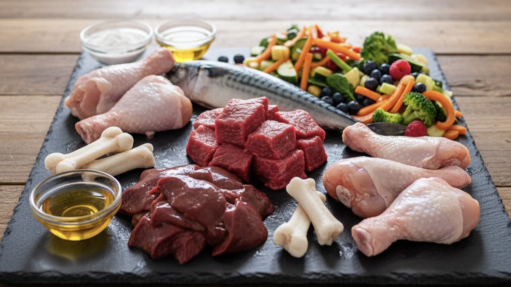 BARF jídelníček pro psy: Kompletní průvodce od A do Z