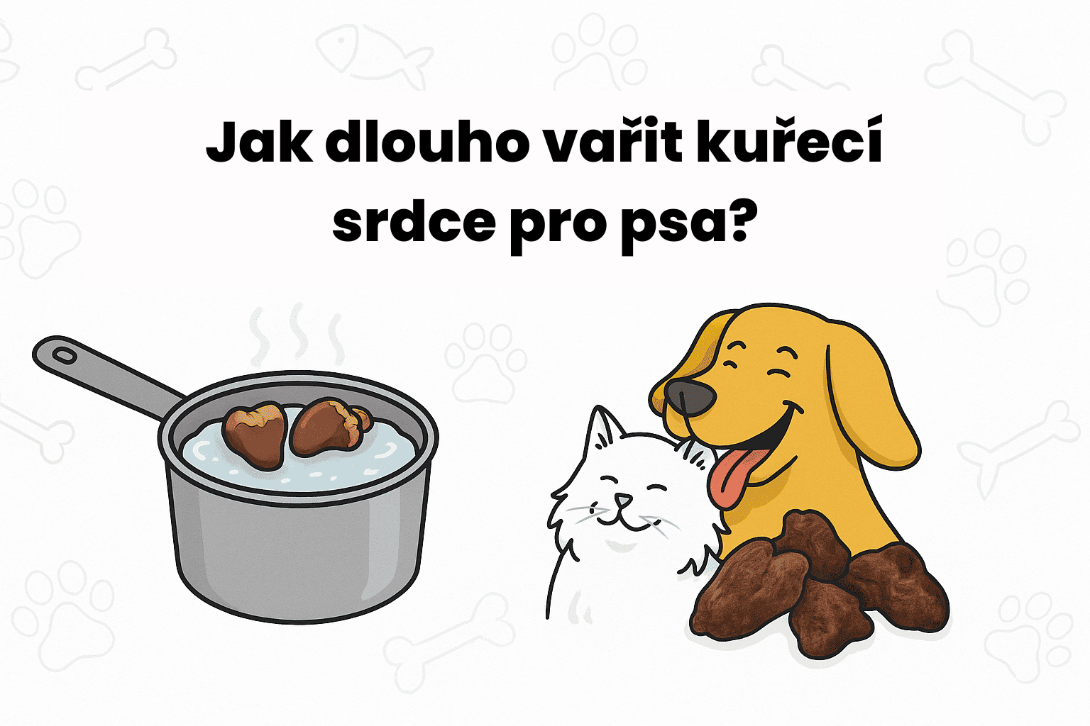 Jak dlouho vařit kuřecí srdce pro psa a proč sáhnout po sušené variantě