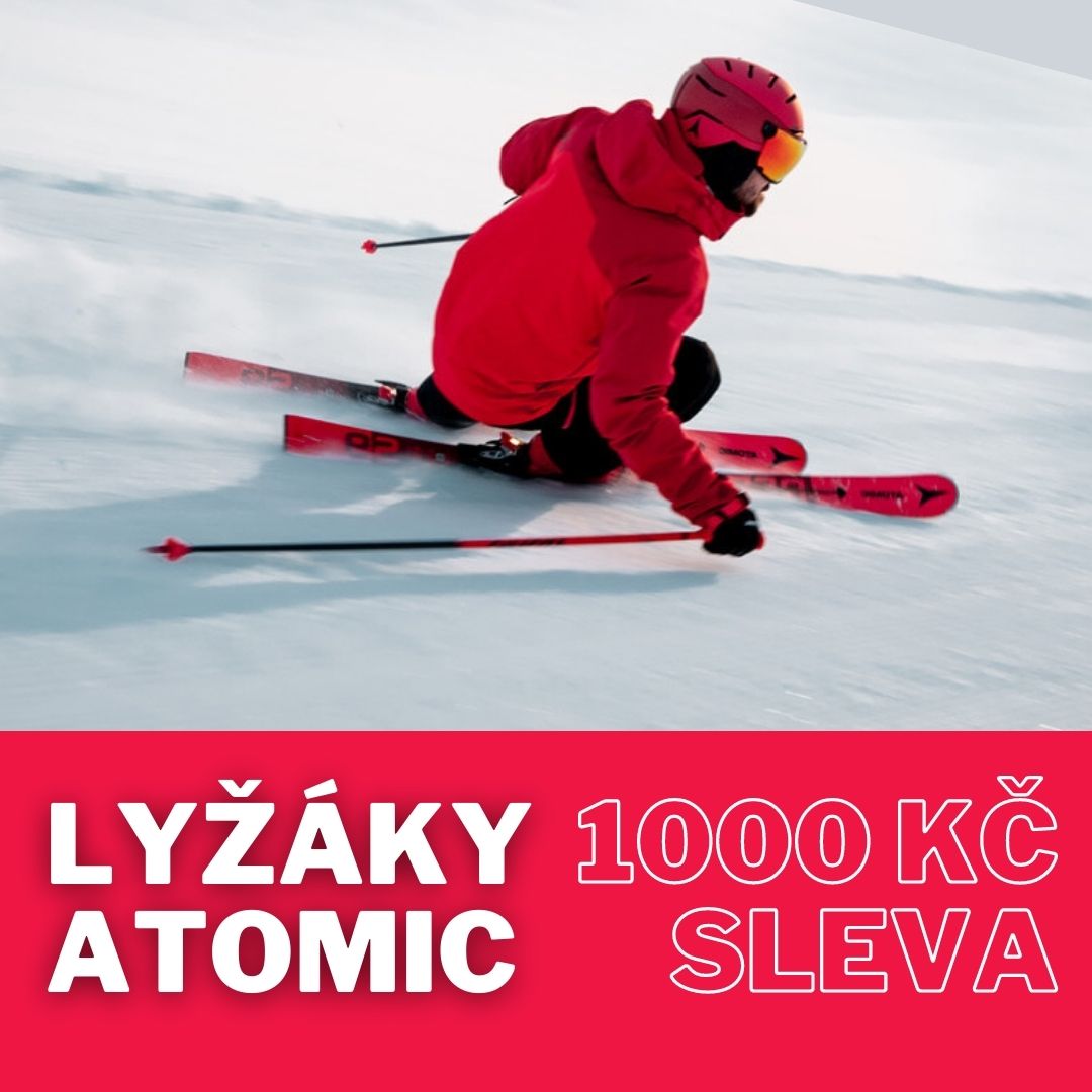 Atomic lyžáky 1000Kč sleva