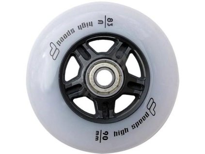 Fila 90mm/83A + ABEC9 + alu spacer 8mm