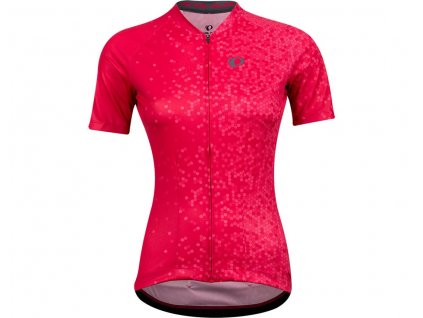 Cyklistický dres Pearl izumi W ATTACK Jersey Virtual pink hex