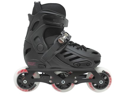 Kolečkové brusle Powerslide One Khaan Junior Pro, Black
