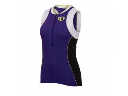 Cyklistický dres Pearl izumi ELITE TRI SL JERSEY W - dahlia/black