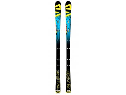 Sjezdové lyže Salomon LAB X-RACE GS JR PwlZ, black/blue, 15/16