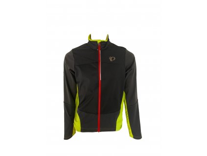 Cyklistická bunda Pearl Izumi MTB SUMMIT SOFTSHELL Jacket Black/Lime punch