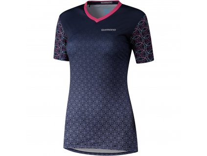 shimano saiko damen kurzarmtrikot navy 2 956479