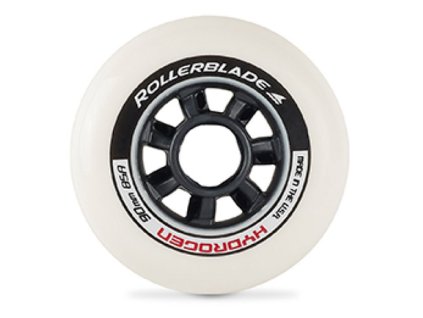 Rollerblade HYDROGEN 90mm/85A Black (sada 8ks)
