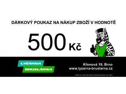 darkovy poukaz 500 tisk