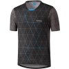 Cyklistický dres Shimano MYOKO S.S. JERSEY, black-grey