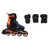 Kolečkové brusle Rollerblade MICROBLADE COMBO Midnight blue/Warm orange