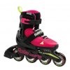 Kolečkové brusle Rollerblade MICROBLADE Pink/Green
