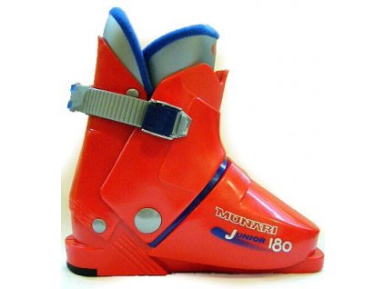 Lyžiarske topánky Munari JUNIOR 180 - red blue 15/16 (veľkosť EUR 34)