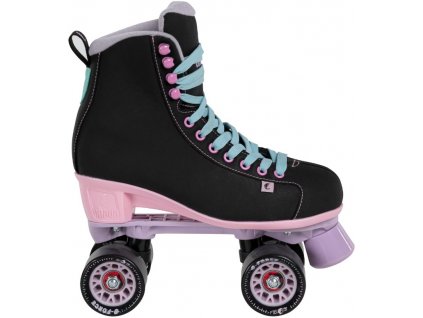 Kolieskové korčule Powerslide Chay Quad Melrose, Black / Pink (veľkosť EUR 36)