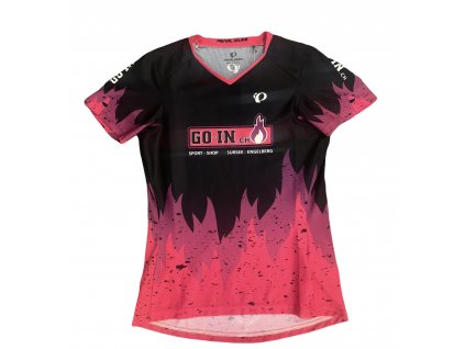 Pearl Izumi W MTB LTD LAUNCH JERSEY - Black / Purple / Pink (veľkosť S)