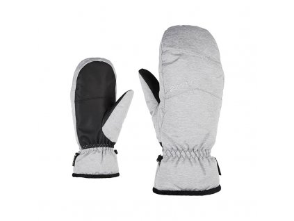 Ziener KARRIL GTX MITTEN LADY, Light melange (veľkosť č. 6)